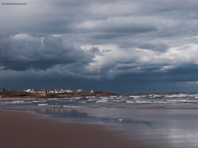 Storm clouds over Tynemouth Longsands